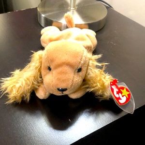 Ty beanie baby dog “spunky”